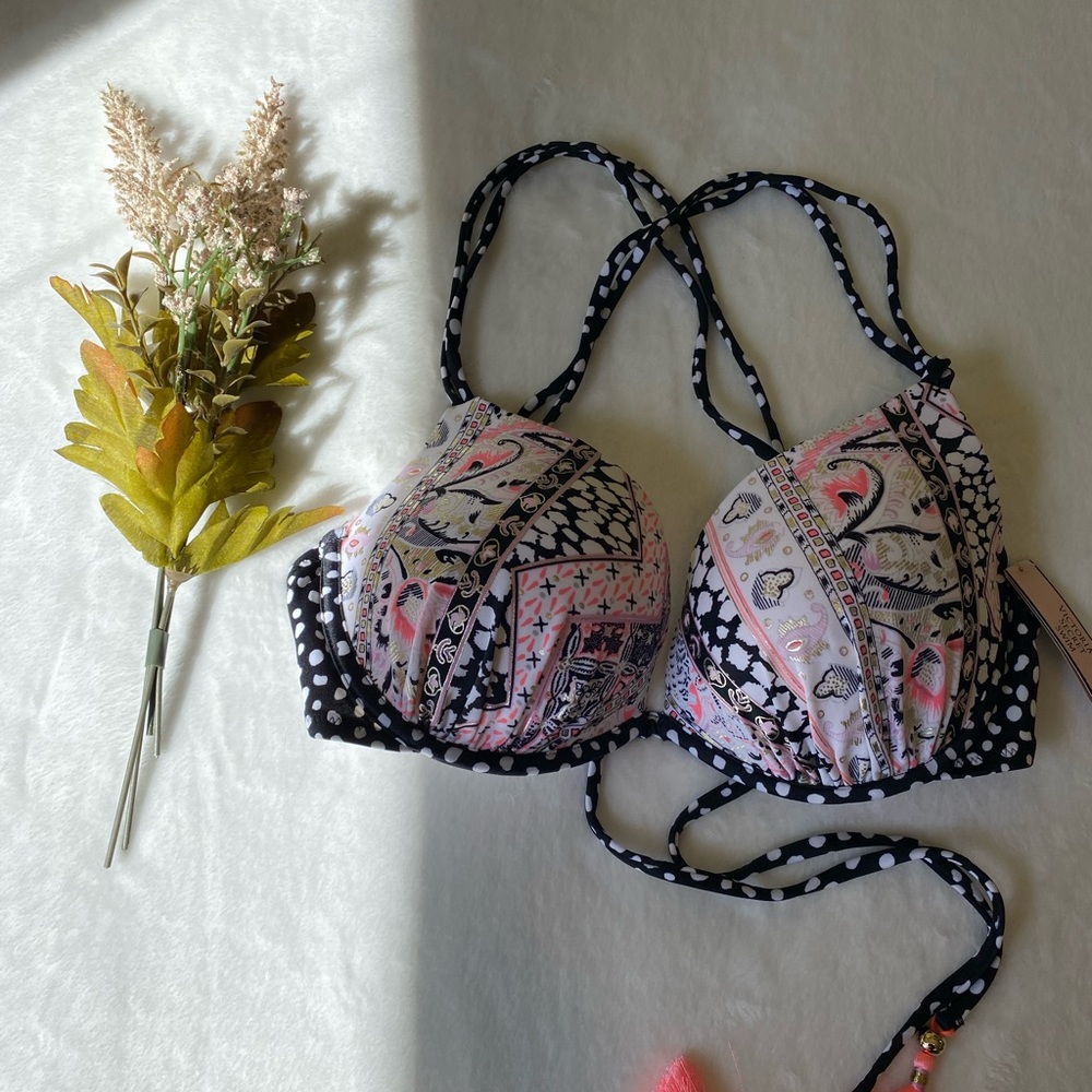 VS SWIM- Push Up Strappy Bathing Suit Top